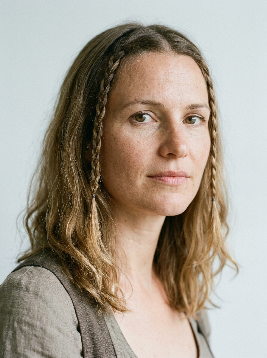 Zwei kleine Front Braids als Einfache Dirndlfrisuren Inspiration 2026